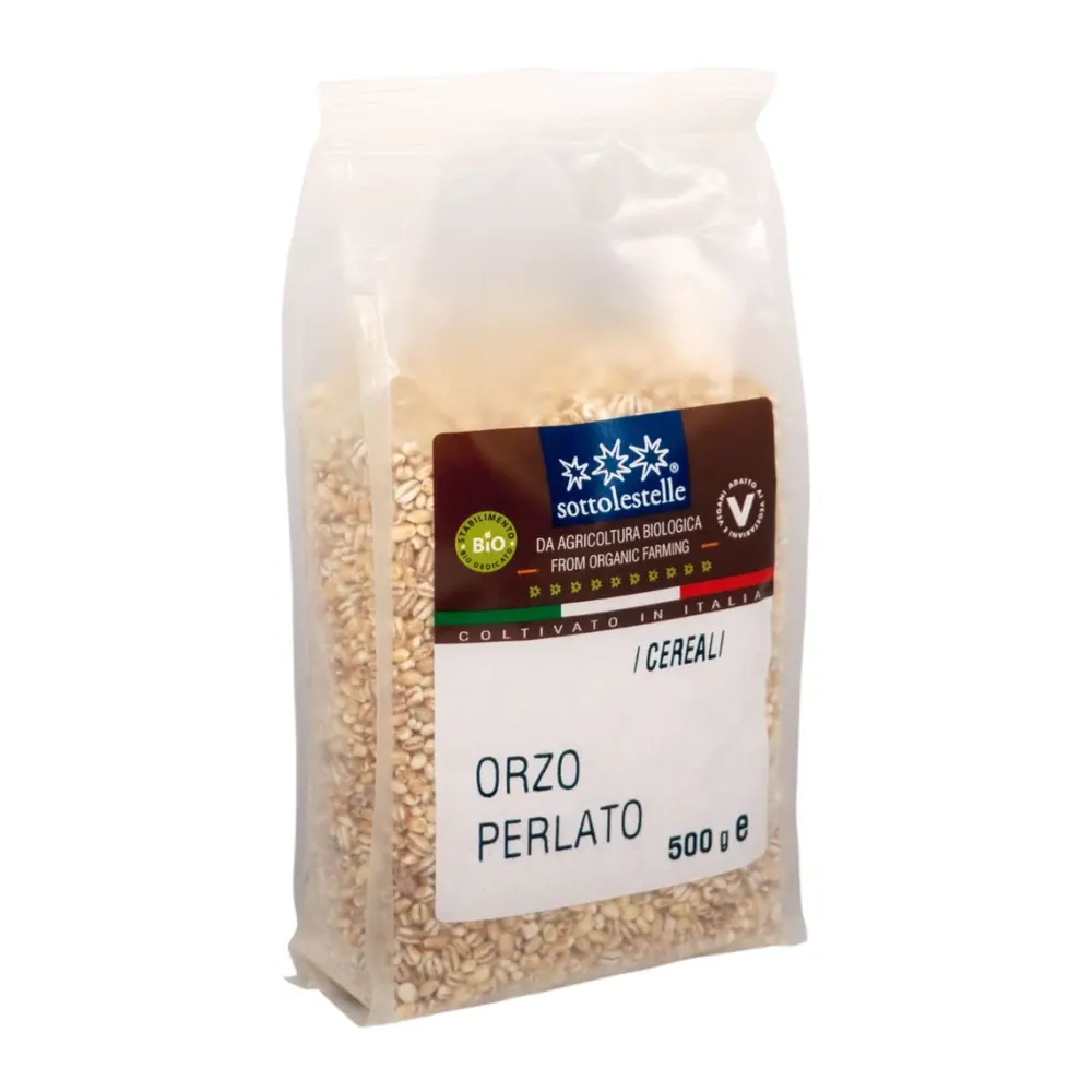 Hạt Lúa Mạch Ngọc Trai Hữu Cơ, Orzo Perlato, Organic Pearl Barley (500g) - SOTTOLESTELLE