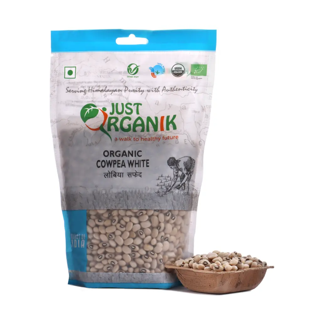 Đậu Trắng Hữu Cơ, Organic Cowpea White (500g) - JUST ORGANIK