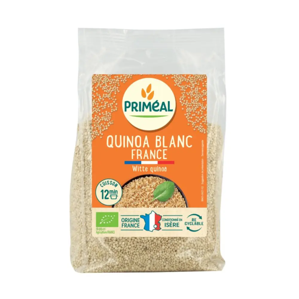 Hạt Diêm Mạch Trắng Hữu Cơ, Organic White Quinoa (400g) - PRIMÉAL