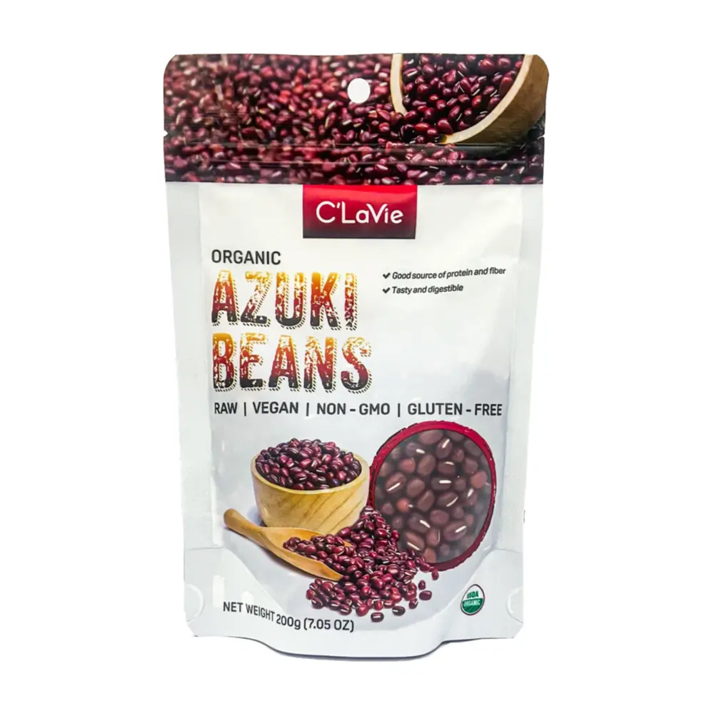 Đậu Đỏ Azuki Hữu Cơ, Organic Azuki Beans, 7.05 oz (200g) - C'LAVIE