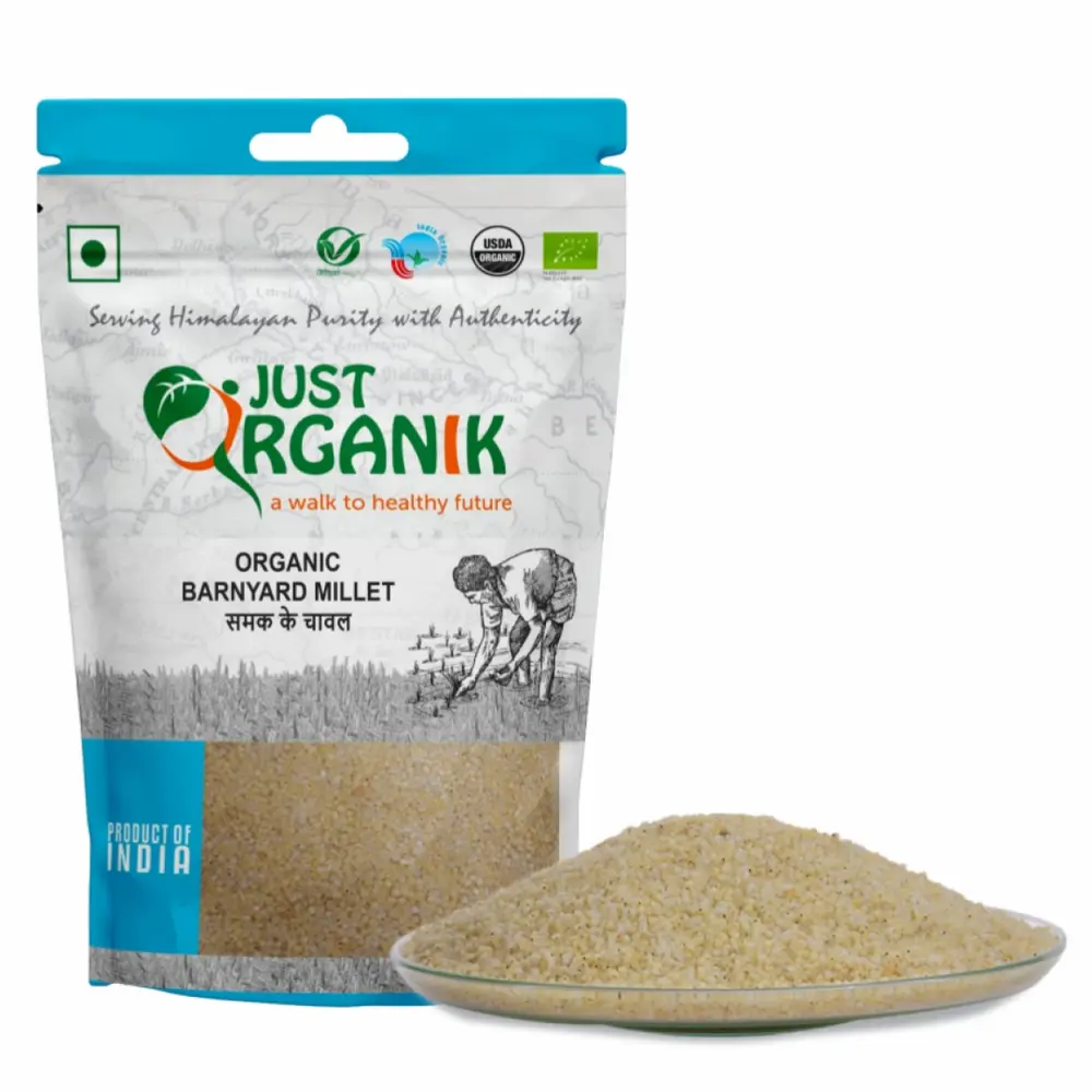Hạt Kê Hữu Cơ, Organic Barnyard Millet (500g) - JUST ORGANIK