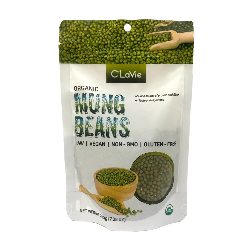 Đậu Xanh Hữu Cơ, Organic Mung Beans, 7.05 oz (200g) - C'LAVIE