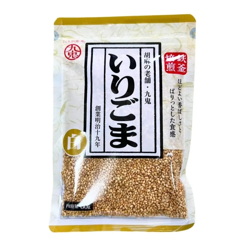 Mè Trắng Rang, Roasted White Sesame Seed (60g) - KUKI