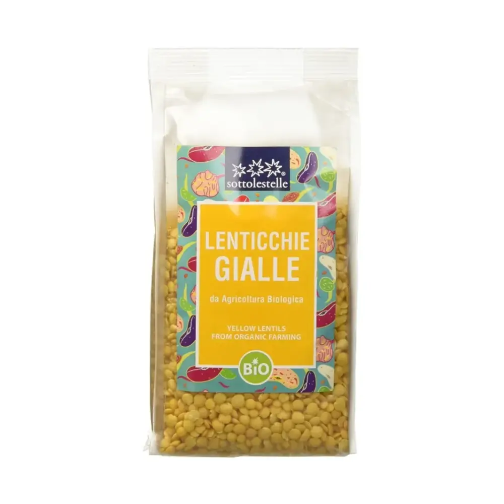 Đậu Lăng Vàng Hữu Cơ, Lenticchie Gialle, Organic Yellow Lentils (500g) - SOTTOLESTELLE