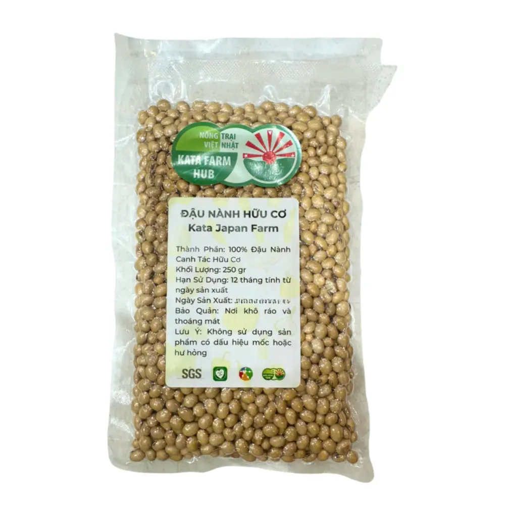 Đậu Nành, Organically Grown Soya Beans (200g) - KATA FARM HUB