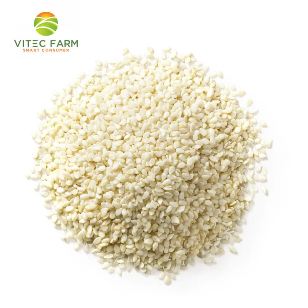Mè Trắng Rang, Roasted White Sesame Seed (100g) - VITEC FARM