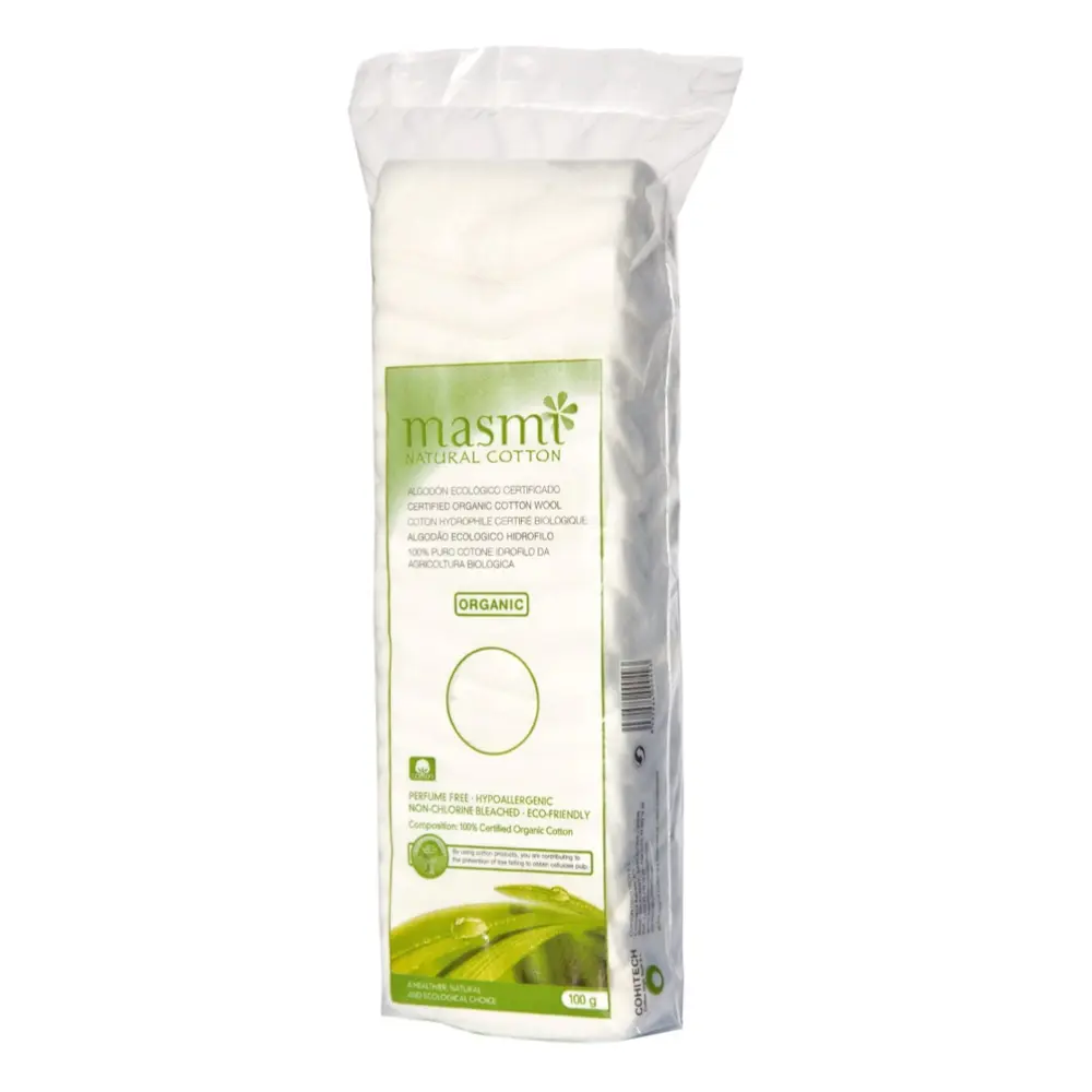 Bông Thấm Đa Năng Hữu Cơ, Organic Cotton Wool Pleats (100g) - MASMI