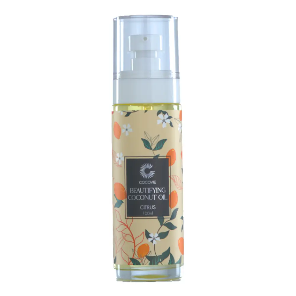 Tinh Dầu Dừa Dưỡng Da Hương Cam Chanh, Beautifying Coconut Oil, Citrus (100ml) - COCOVIE