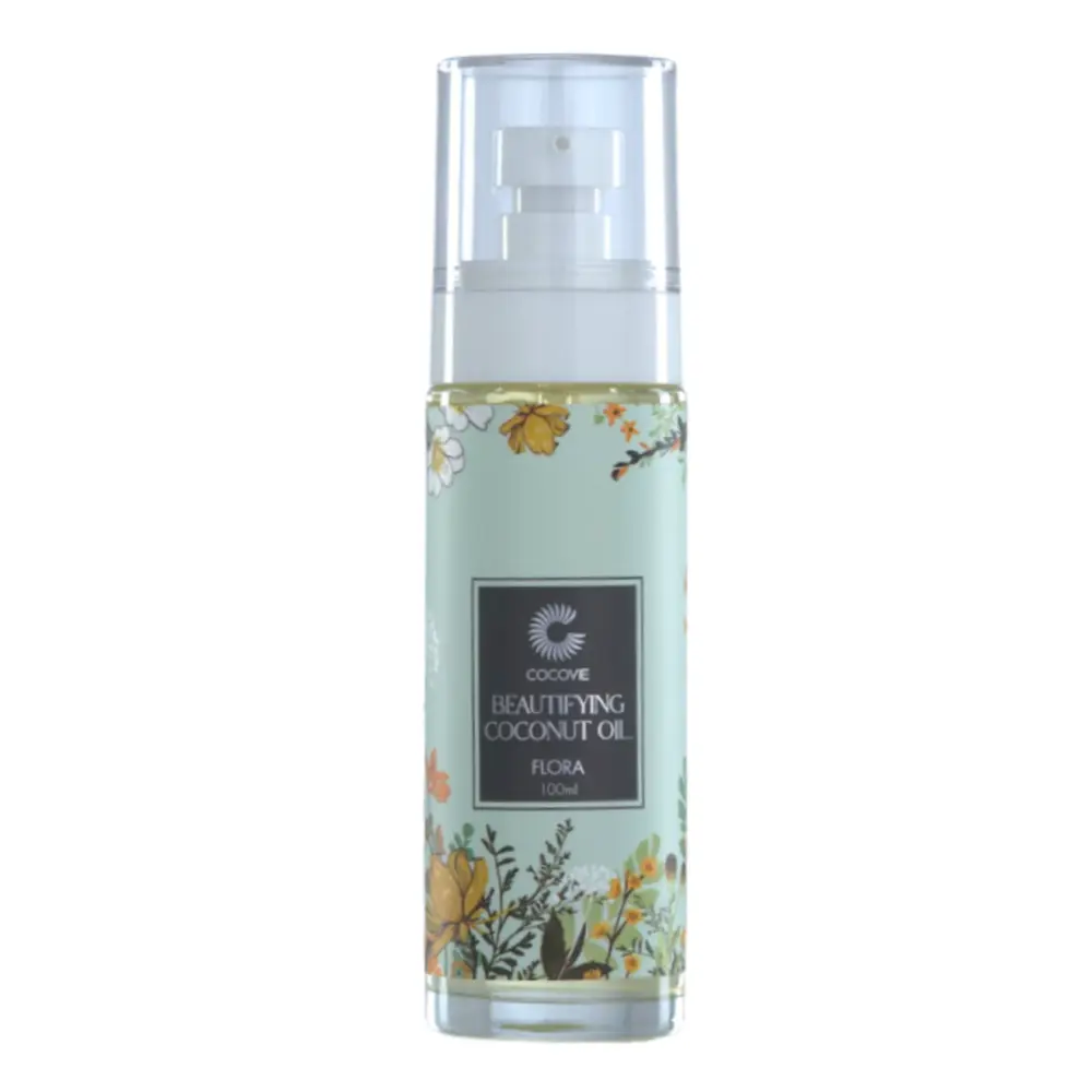 Tinh Dầu Dừa Dưỡng Da Hương Hoa, Beautifying Coconut Oil, Flora (100ml) - COCOVIE