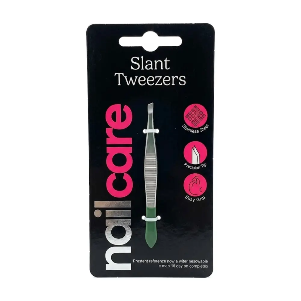 Nhíp Đầu Nghiêng Bằng Thép Không Gỉ, Stainless Steel Slant Tweezers - UNCLE BILLS