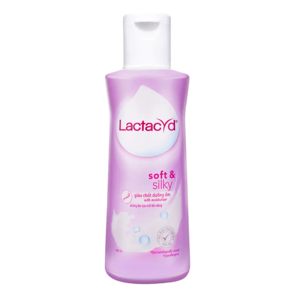 Dung Dịch Vệ Sinh Phụ Nữ, Daily Feminine Wash, Soft & Silky (150ml) - LACTACYD