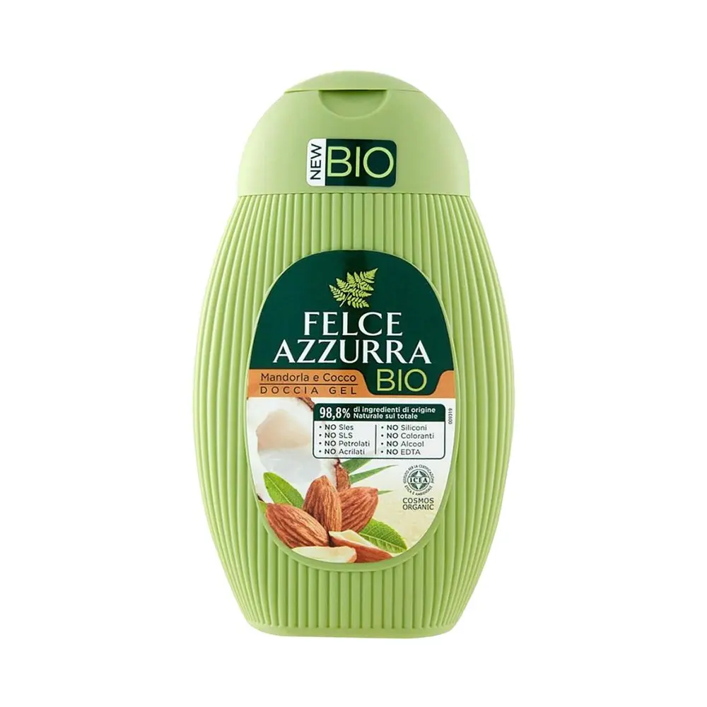 Sữa Tắm Hữu Cơ Hạnh Nhân & Dừa, Bodywash, Almond & Coconut, 8.45 fl oz (250ml) - FELCE AZZURRA