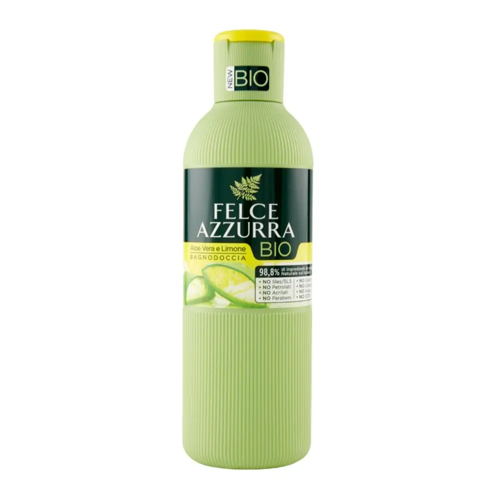 Sữa Tắm Hữu Cơ Nha Đam & Chanh, Bodywash, Aloe Vera & Lemon, 16.9 fl oz (500ml) - FELCE AZZURRA