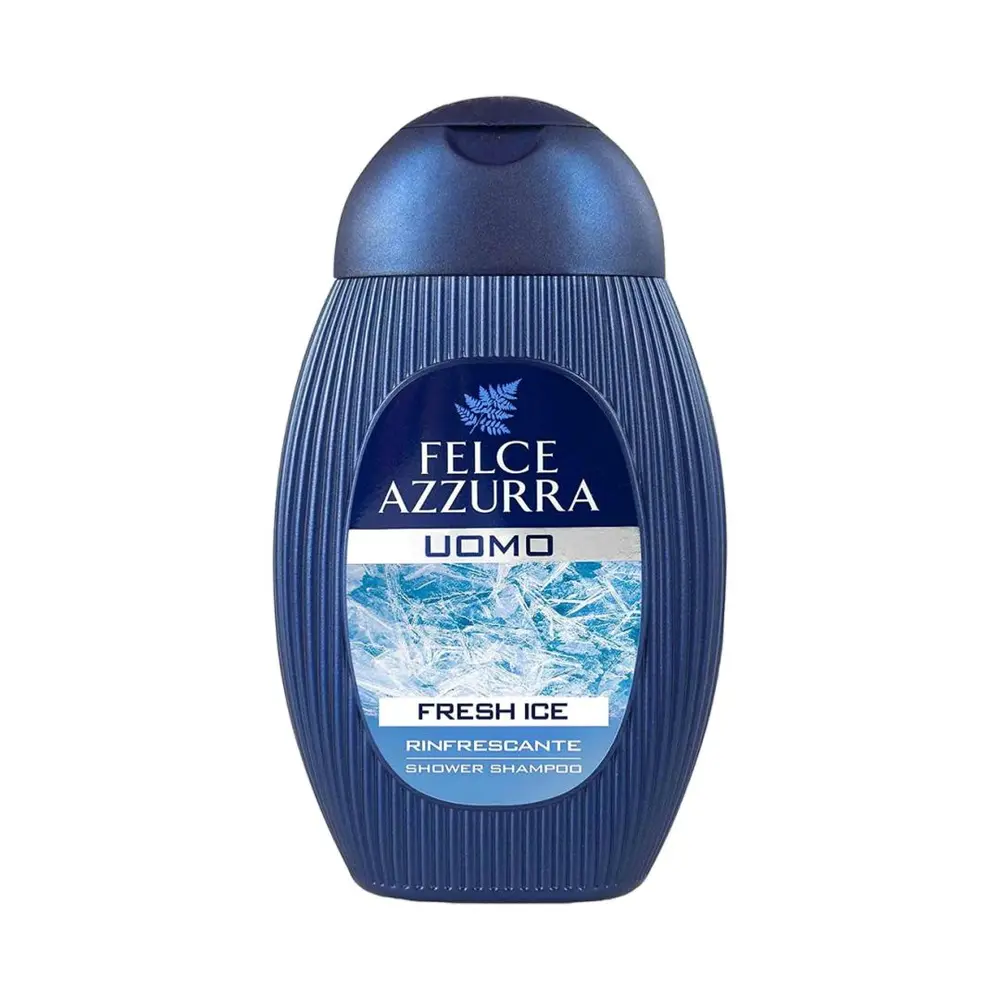 Tắm Gội Toàn Thân Cho Nam, Shower Shampoo for Men, Fresh Ice, Rinfrescante, 8.45 fl oz (250ml) - FELCE AZZURRA