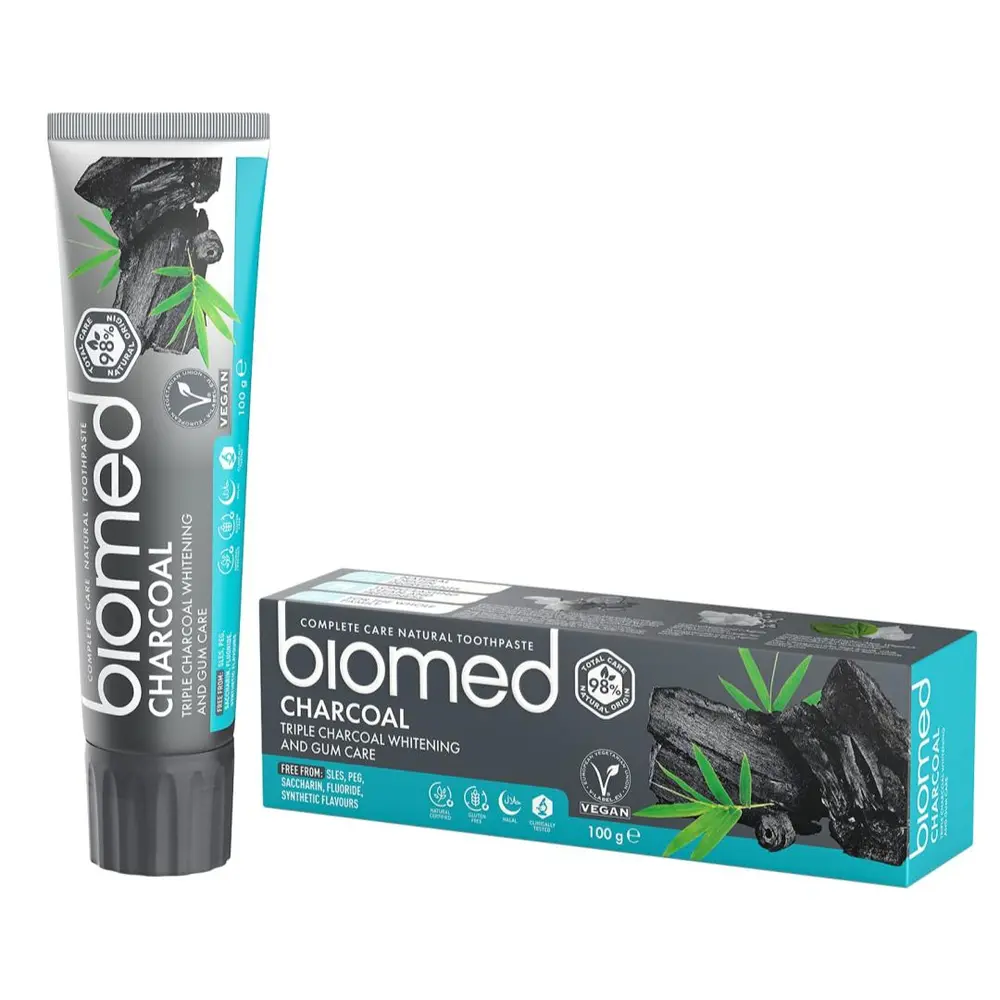Kem Đánh Răng Than Hoạt Tính, Charcoal, Complete Care Natural Toothpaste (100g) - BIOUNIQ