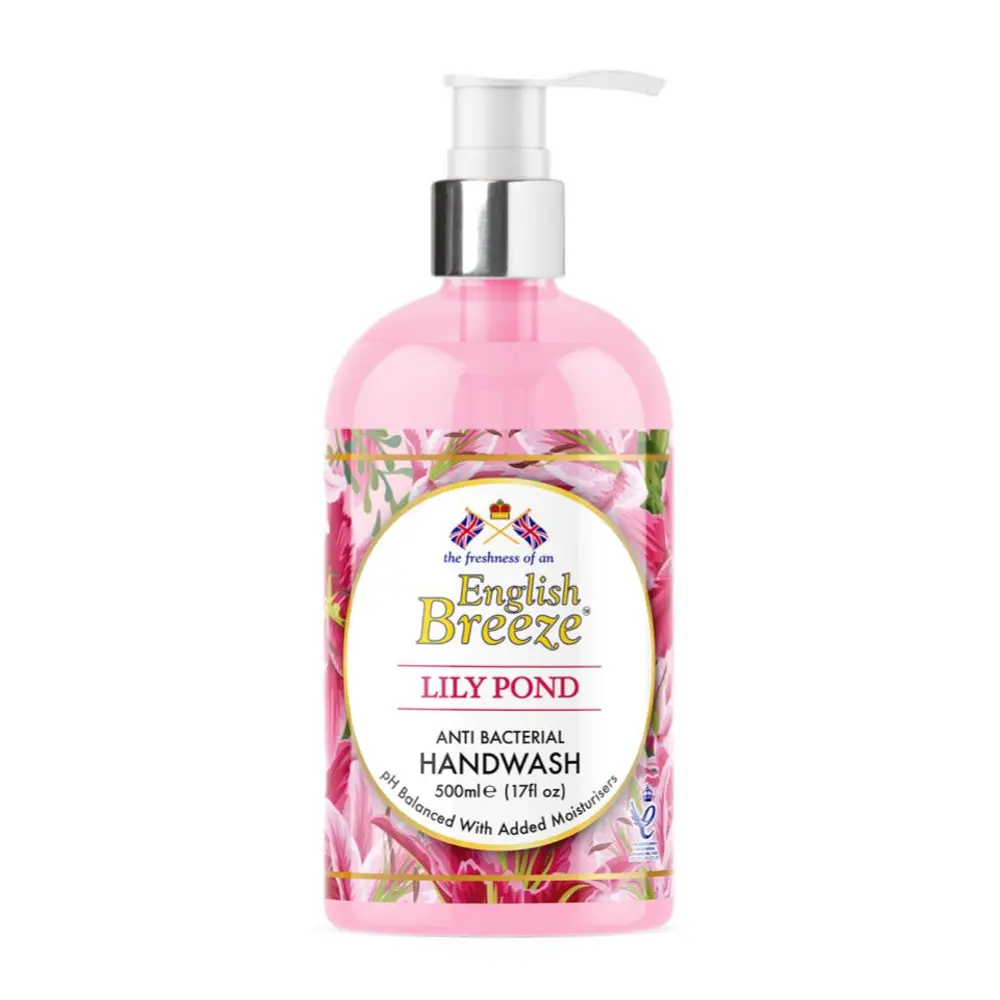 Sữa Rửa Tay Hoa Lily, Antibacterial Handwash, Lily Pond, 17 fl oz (500ml) - ENGLISH BREEZE