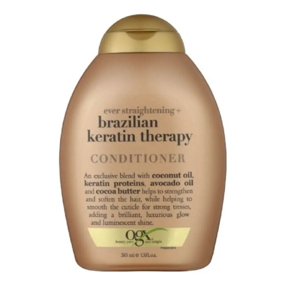 Dầu Xả Làm Thẳng Tóc, Conditioner, Ever Straightening, Brazilian Keratin Therapy, 13 fl oz (385ml) - OGX