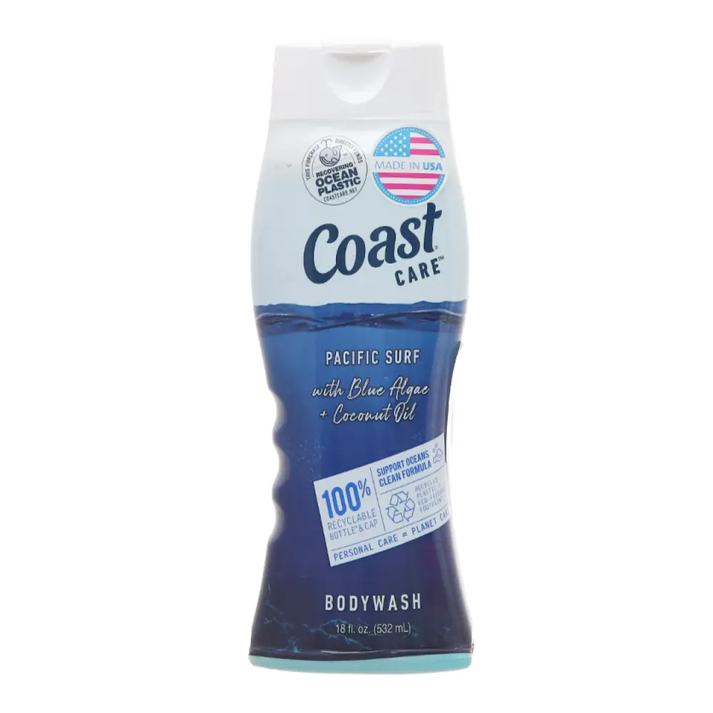 Sữa Tắm Tảo Biển & Dầu Dừa, Body Wash, Pacific Surf with Blue Algae & Coconut Oil, 18 fl oz (532ml) - COAST