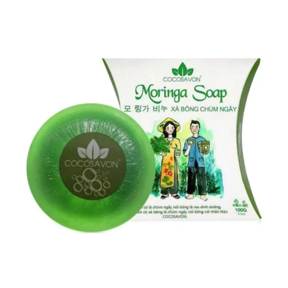 Xà Bông Chùm Ngây, Moringa Soap, 3.5 oz (100g) - COCOSAVON