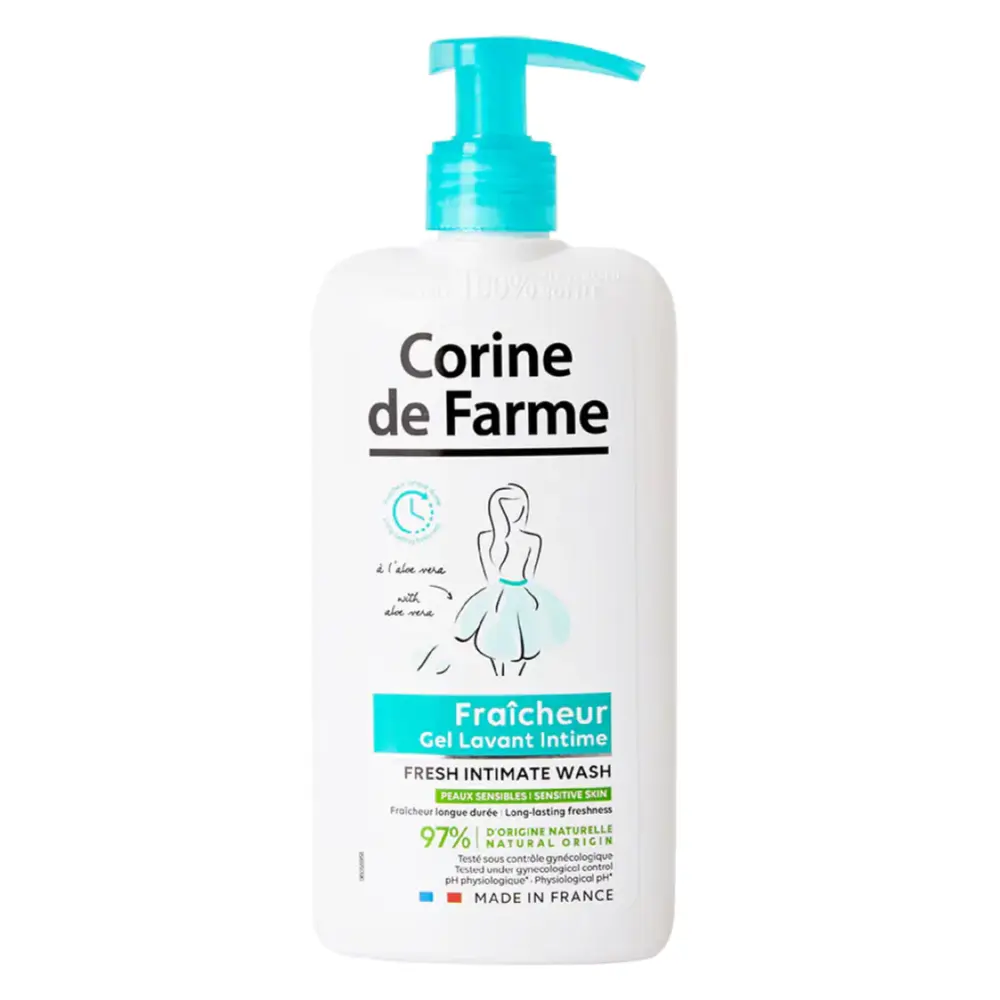 Gel Vệ Sinh Phụ Nữ, Fresh Intimate Wash, Fraicheur (250ml) - CORINE DE FARME