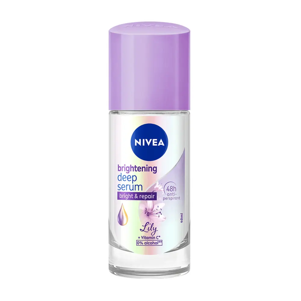 Lăn Ngăn Mùi Giúp Dưỡng Trắng, Dưỡng Ẩm & Phục Hồi Da, Whitening Deep Serum, White & Repair, Lily (40ml) - NIVEA