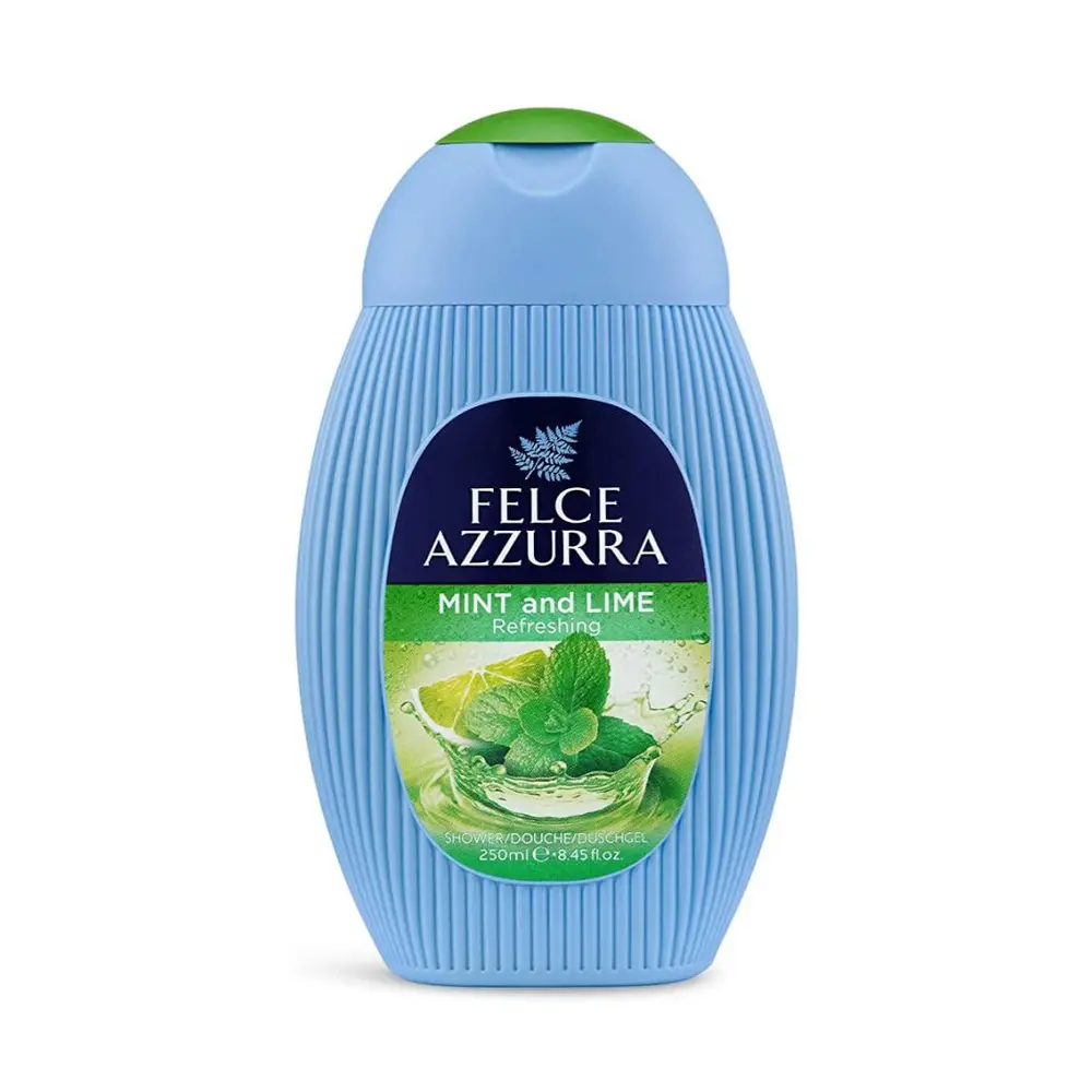 Sữa Tắm Hương Bạc Hà & Chanh, Shower Gel, Refreshing Mint & Lime, 8.45 oz (250ml) - FELCE AZZURRA