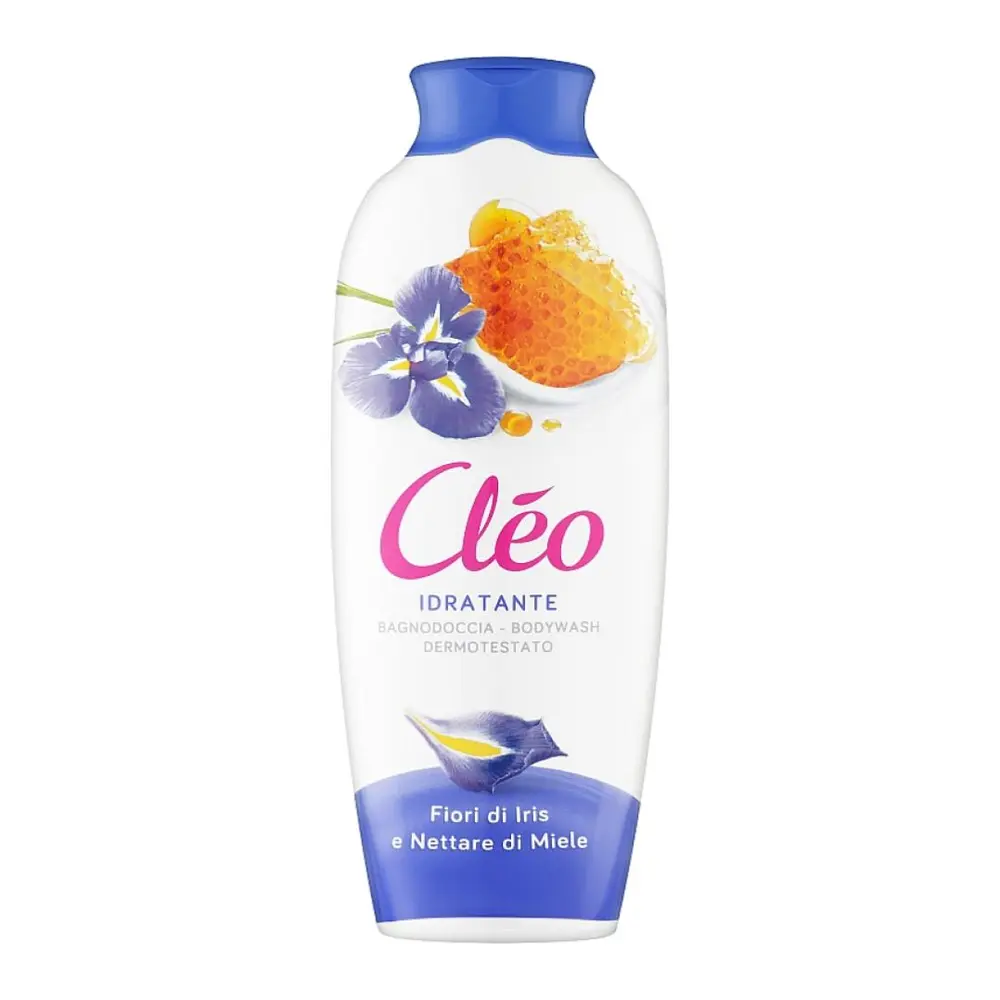 Sữa Tắm Chiết Xuất Hoa Diên Vĩ & Mật Ong, Idratante Bodywash, Iris Flower & Honey Nectar, 25.36 fl oz (750ml) - CLEO