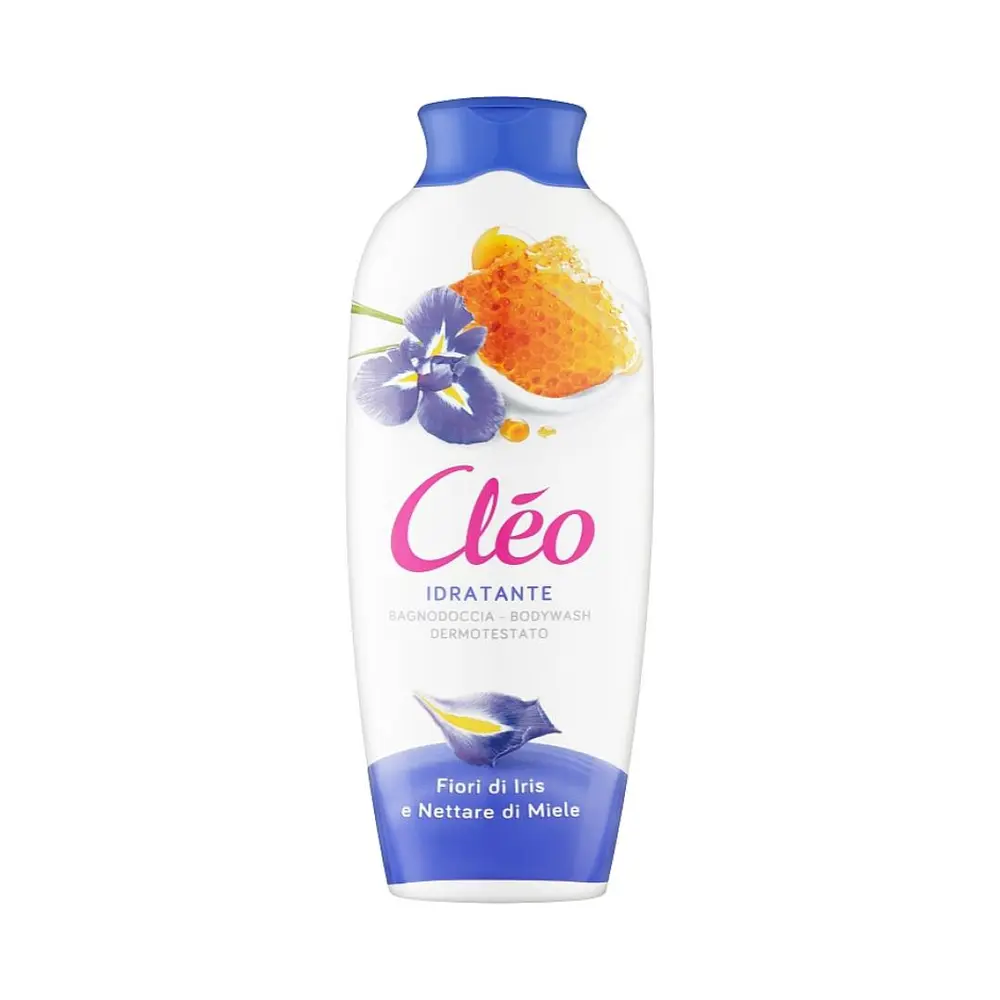 Sữa Tắm Chiết Xuất Hoa Diên Vĩ & Mật Ong, Idratante Bodywash, Iris Flower & Honey Nectar, 13.53 fl oz (400ml) - CLEO