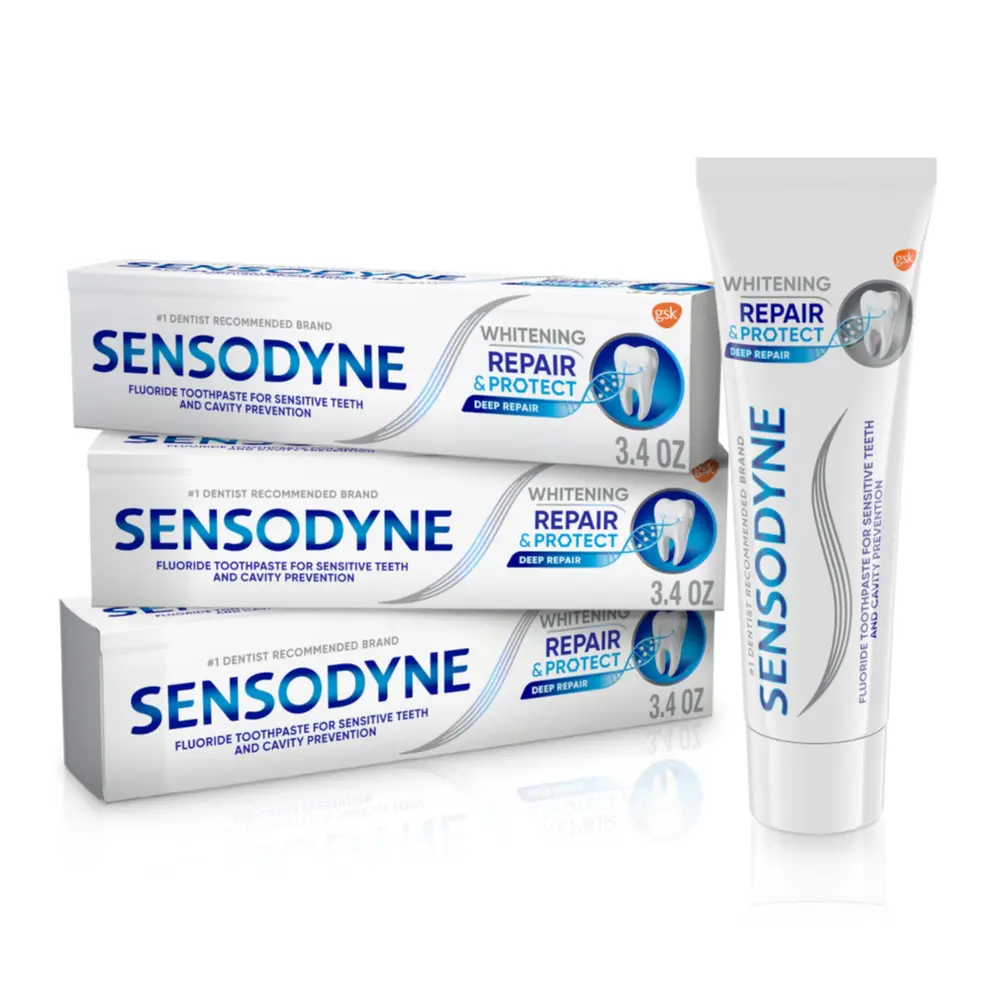 Kem Đánh Răng Bảo Vệ Răng & Làm Trắng, Repair & Protect, Whitening (100g) - SENSODYNE