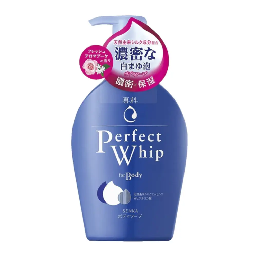 Sữa Tắm Dưỡng Ấm Hương Hoa Hồng & Hoa Nhài, Perfect Whip for Body (500ml) - SENKA