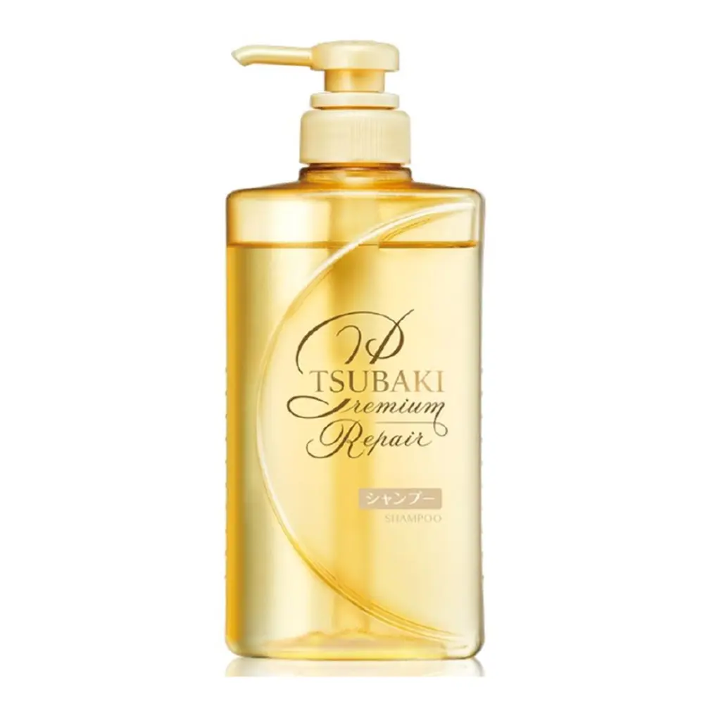 Dầu Gội Phục Hồi Hư Tổn & Ngăn Rụng Tóc, Premium Repair Shampoo (490ml) - TSUBAKI