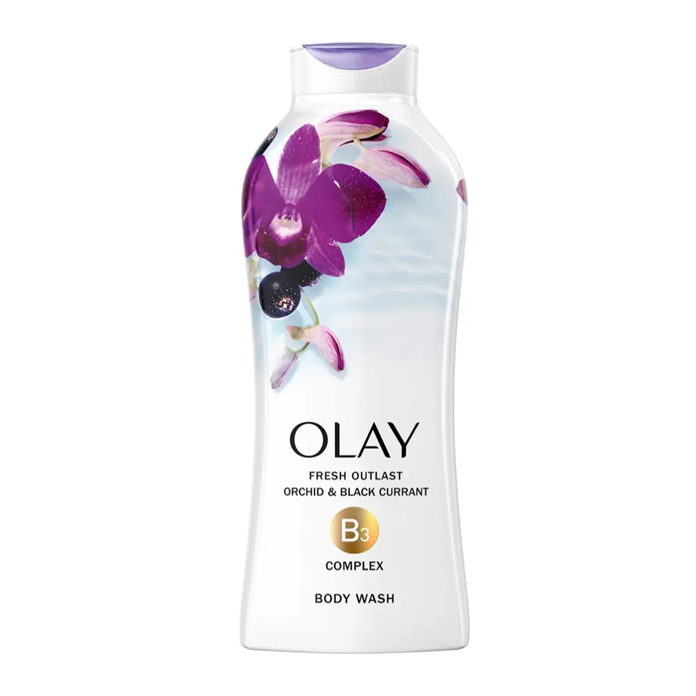 Sữa Tắm Hoa Lan & Lý Chua Đen, Body Wash, Fresh Outlast Orchid & Black Currant, 12.3 fl oz (364ml) - OLAY