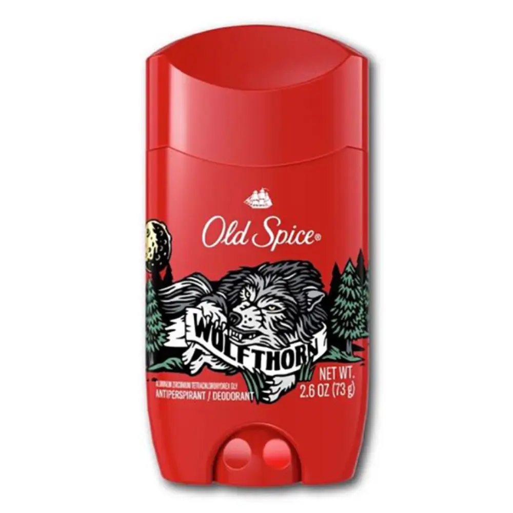 Sáp Khử Mùi Cơ Thể, Anti-Perspirant & Deodorant, Wolfthorn, 2.6 oz (73g) - OLD SPICE