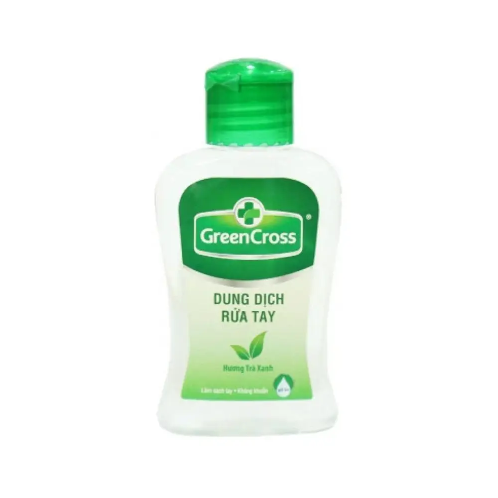 Dung Dịch Rửa Tay Hương Trà Xanh, Gel Hand Sanitizer, Green Tea (100ml) - GREEN CROSS