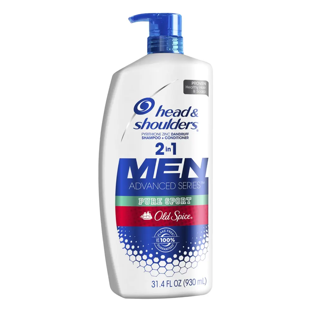 Dầu Gội & Xả Cho Nam, 2 in 1 Shampoo + Conditioner, Men, Pure Sport Old Spice, 31.4 fl oz (930ml) - HEAD & SHOULDERS