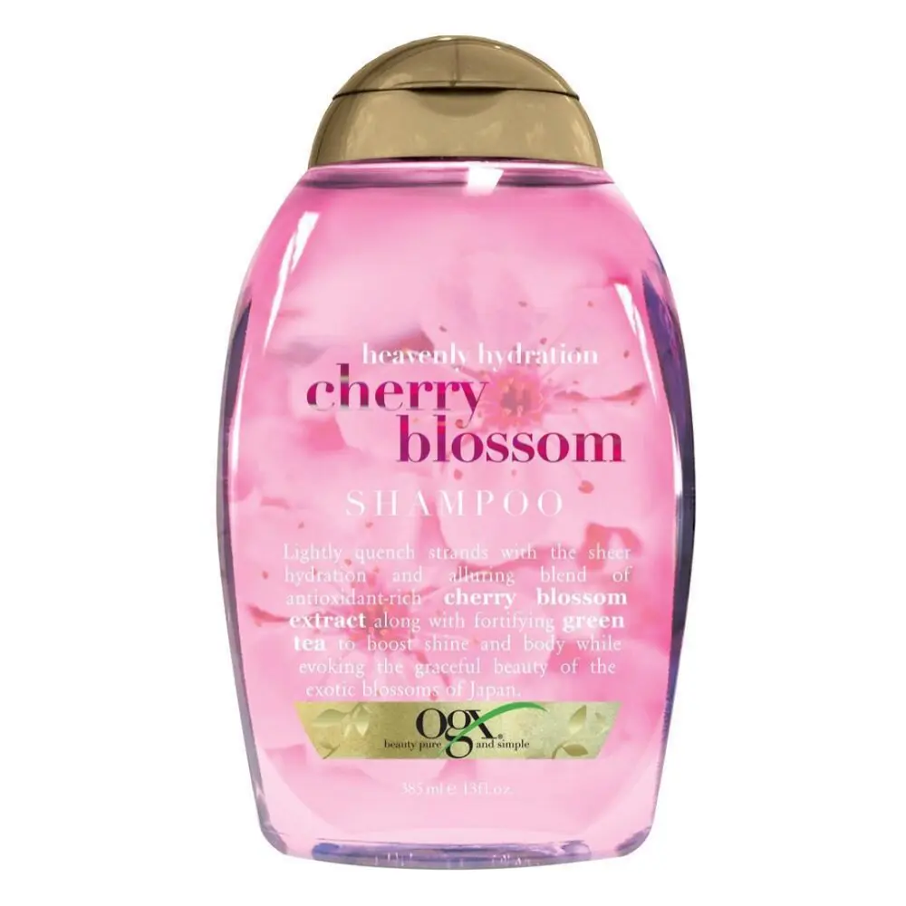 Dầu Gội Chiết Xuất Hoa Anh Đào Cấp Ẩm Cho Tóc, Shampoo, Heavenly Hydration, Cherry Blossom, 13 fl oz (385ml) - OGX