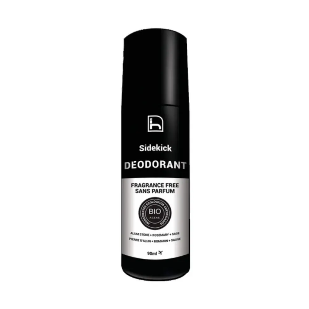 Lăn Khử Mùi Nam Không Mùi Hữu Cơ, Sidekick Deodorant, Fragrance Free (90ml) - HOMO NATURALS