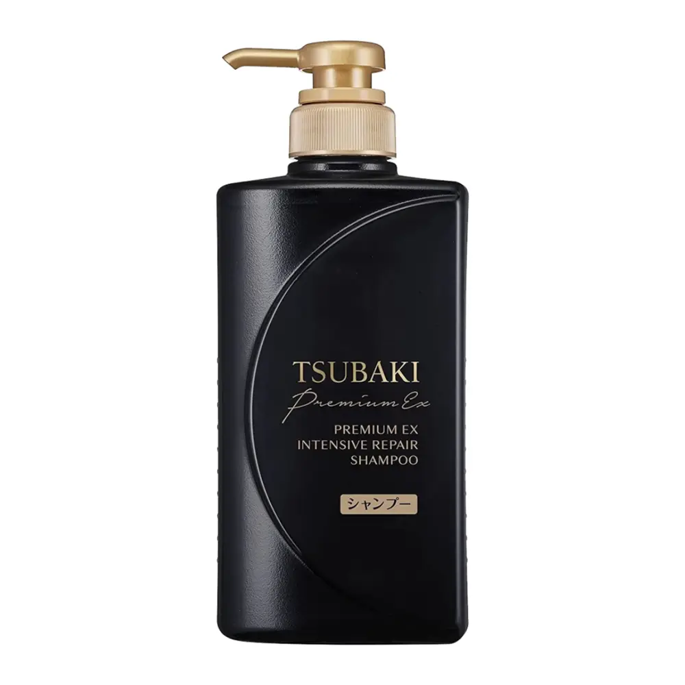 Dầu Gội Phục Hồi Hư Tổn Chuyên Sâu & Giảm Gãy Rụng, Premium Ex Intensive Repair Shampoo (490ml) - TSUBAKI