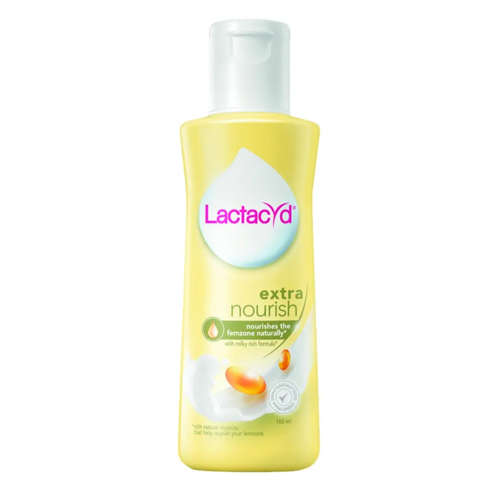 Dung Dịch Vệ Sinh Phụ Nữ, Daily Feminine Wash, Extra Nourish (150ml) - LACTACYD