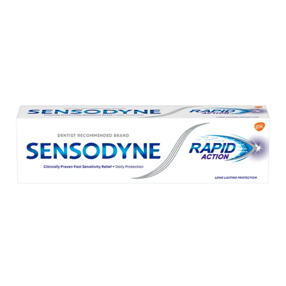 Kem Đánh Răng Giảm Ê Buốt Nhanh, Rapid Action Toothpaste (100g) - SENSODYNE