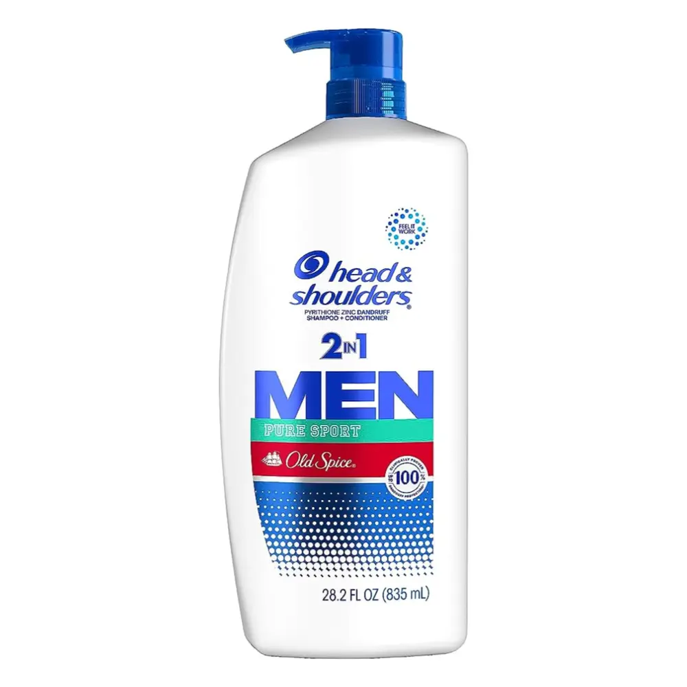Dầu Gội & Xả Cho Nam, 2 in 1 Shampoo + Conditioner, Men, Pure Sport Old Spice, 28.2 fl oz (835ml) - HEAD & SHOULDERS