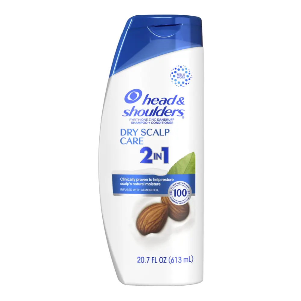Dầu Gội & Xả Cho Da Đầu Khô, 2 in 1 Shampoo + Conditioner, Dry Scalp Care, 20.7 fl oz (613ml) - HEAD & SHOULDERS