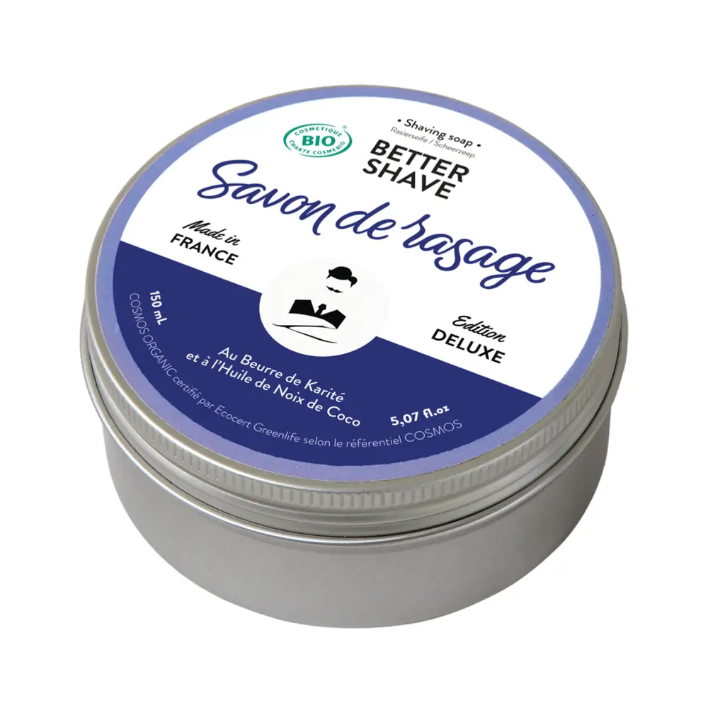 Xà Phòng Cạo Râu Thiên Nhiên, Better Shave, Savon de Rasage, Shaving Soap, 5.07 fl oz (150ml) - MONSIEUR BARBIER