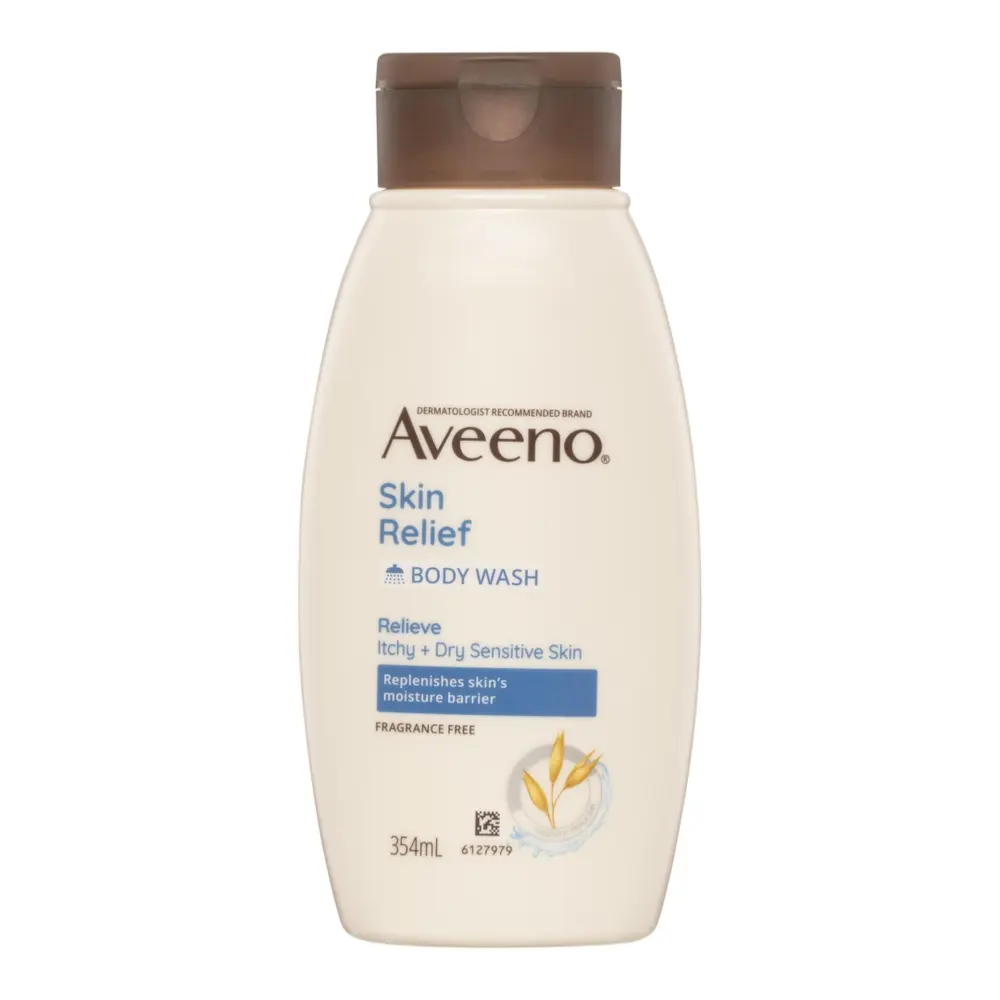 Sữa Tắm Làm Dịu Da, Skin Relief Body Wash, Fragrance Free (354ml) - AVEENO