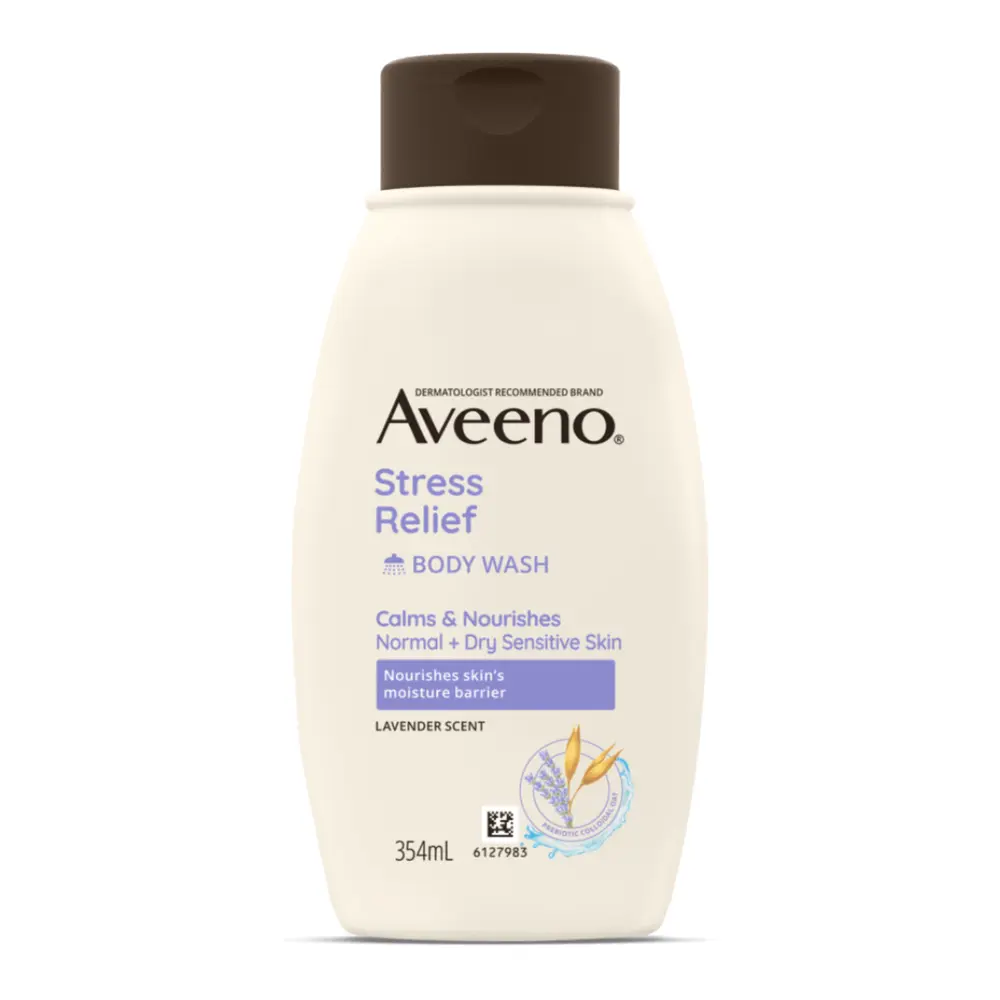 Sữa Tắm Thư Giãn, Stress Relief Body Wash, Lavender Scent (354ml) - AVEENO