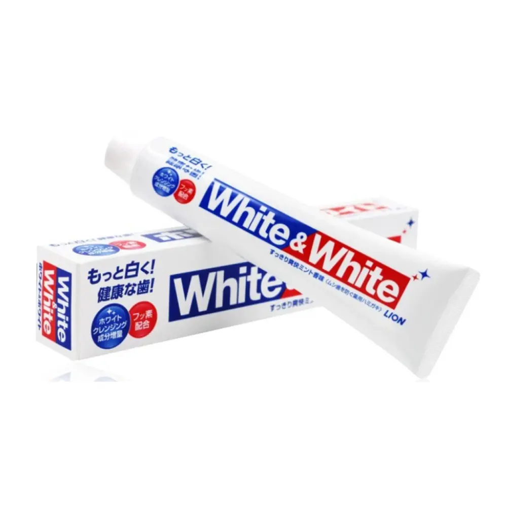 Kem Đánh Răng Trắng Sáng, White & White Toothpaste (150g) - LION