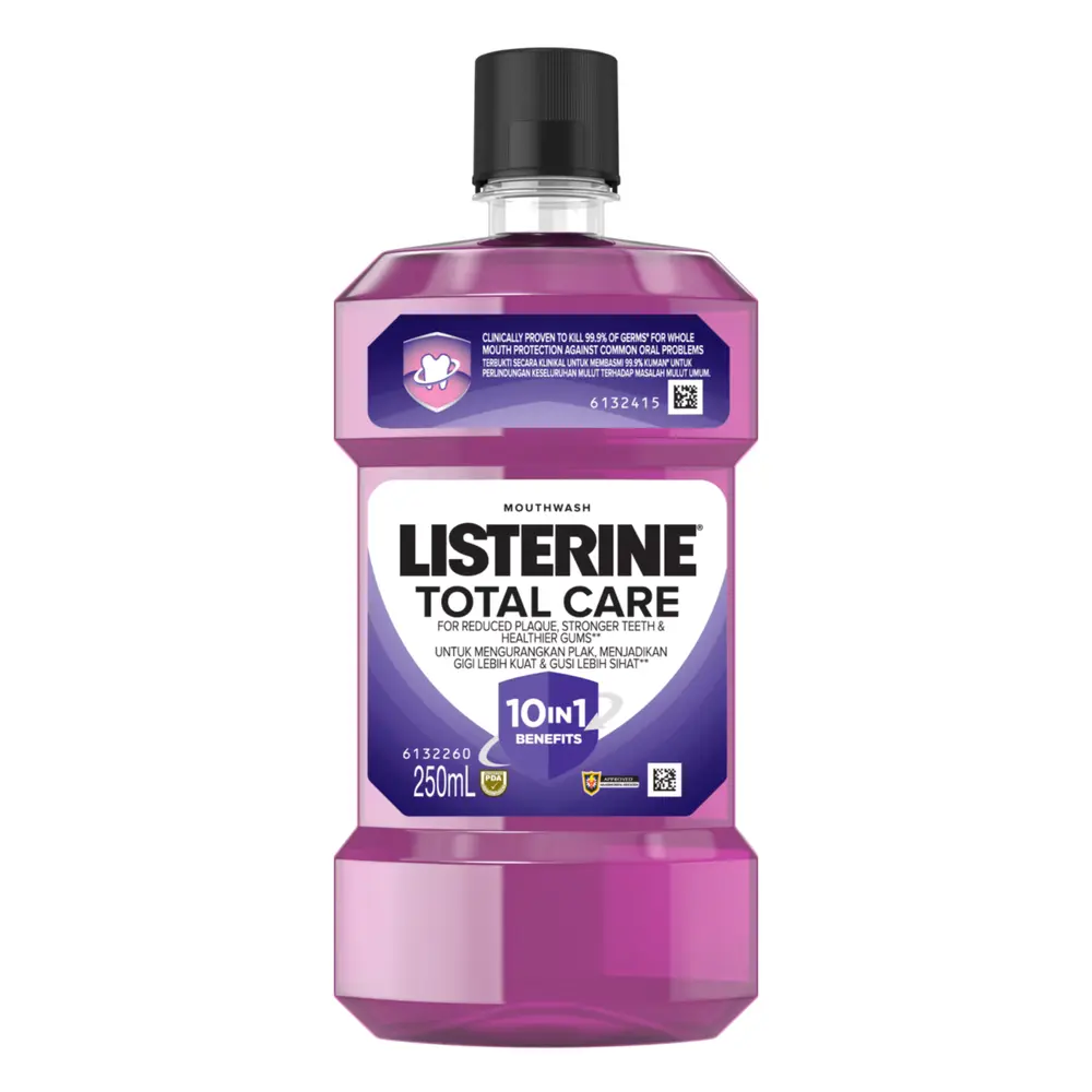 Nước Súc Miệng Chăm Sóc Toàn Diện, 10 in 1 Mouthwash, Total Care (250ml) - LISTERINE