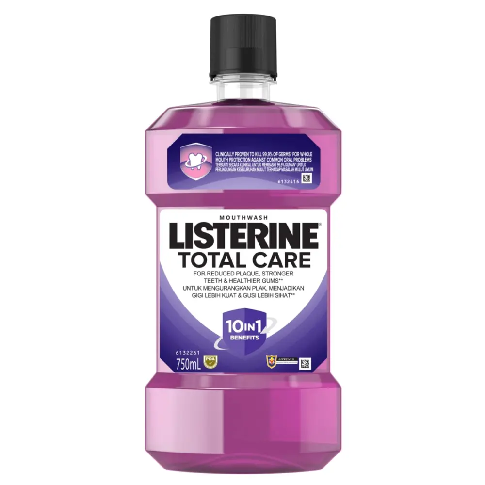 Nước Súc Miệng Chăm Sóc Toàn Diện, 10 in 1 Mouthwash, Total Care (750ml) - LISTERINE