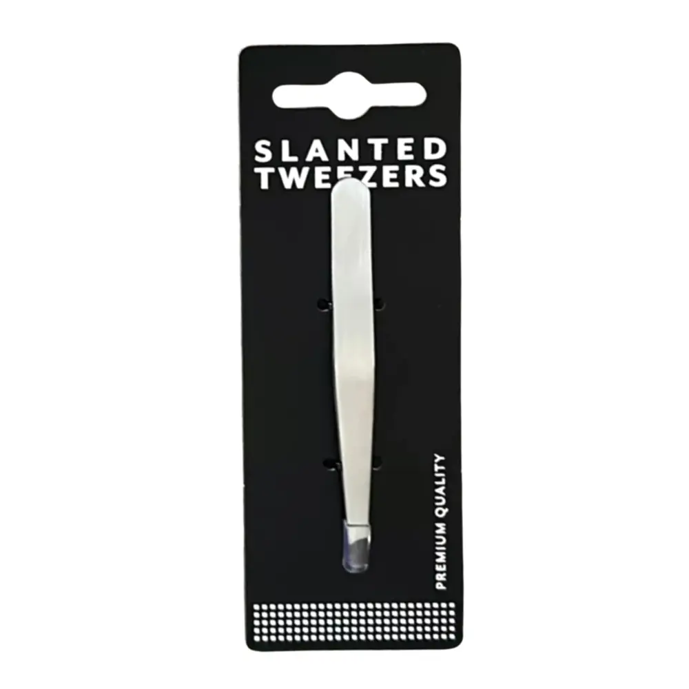 Nhíp Đầu Nghiêng Bằng Thép Không Gỉ, Slanted Tweezers (9.5cm) - UNCLE BILLS