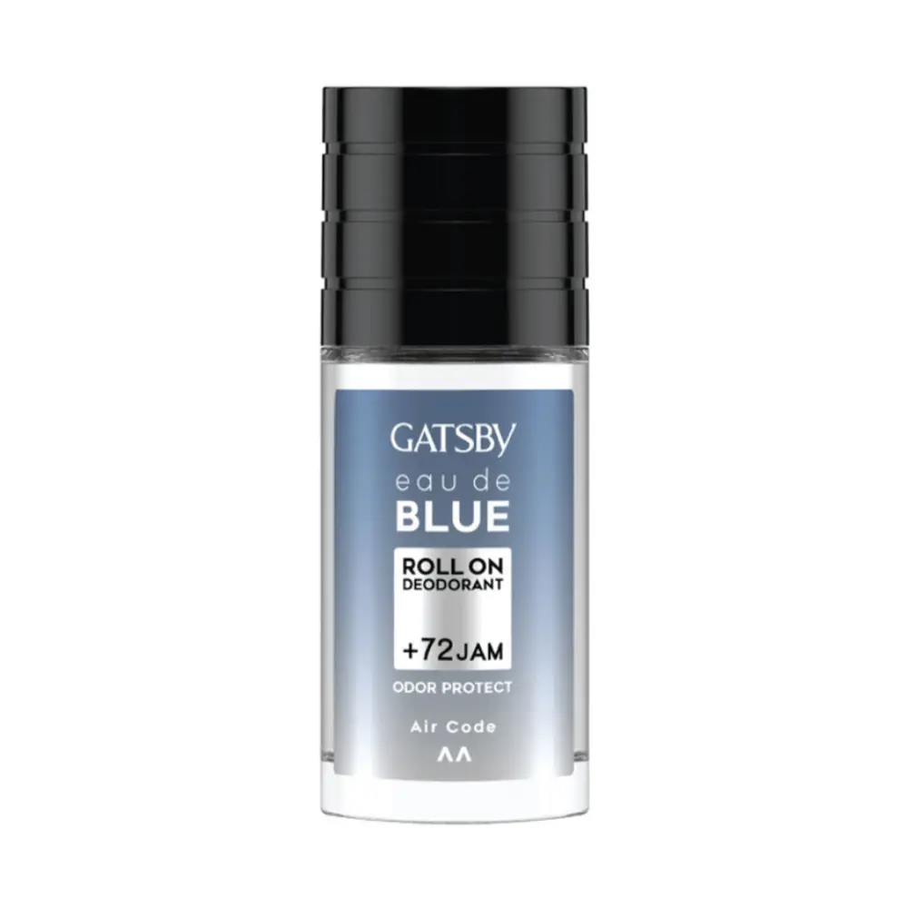 Lăn Khử Mùi Cho Nam, Eau de Blue Roll On Deodorant, Air Code (50ml) - GATSBY